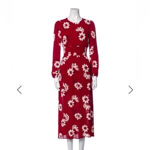 Reformation Floral Red Midi/Maxi Dress